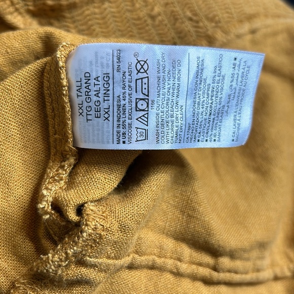 NWT Old Navy - XXL Tall Short Romper - Mustard Color - Picture 5 of 5